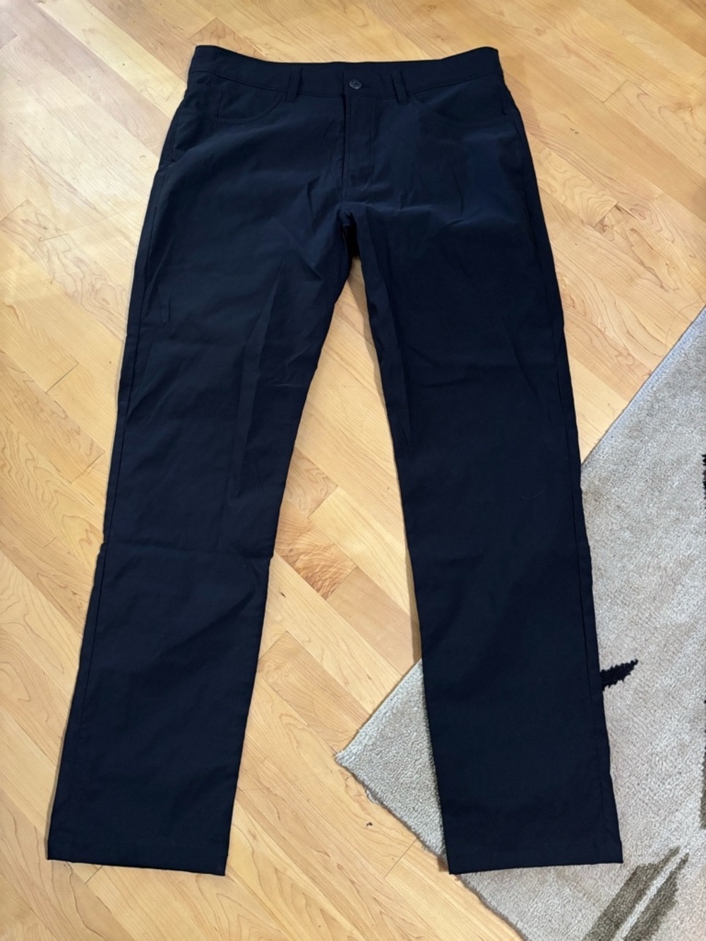 The North Face Men's Black Straight-Leg Pants Sz 35 NWOT